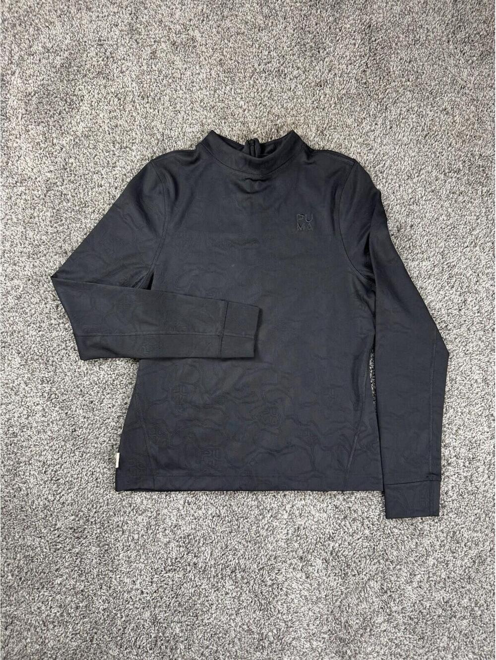 PUMA Women's Long Sleeve Mock Neck Top Size L